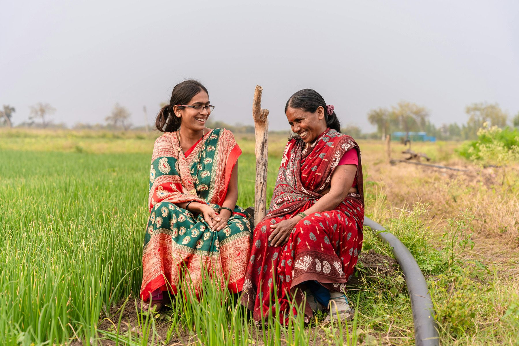 Women working together in a regenerative agriculture project supported by RL Social Programs