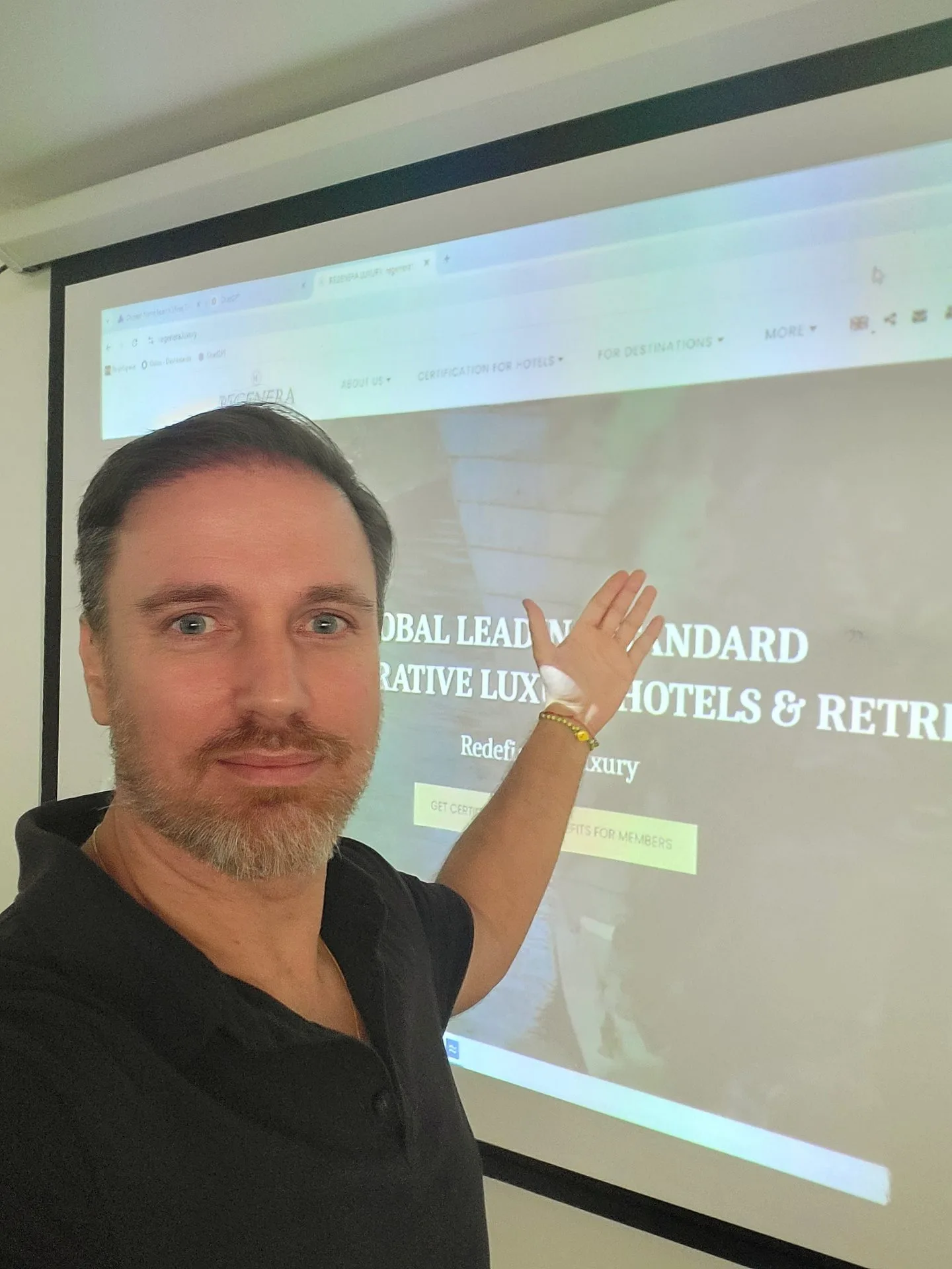 Regenera Luxury regenerative tourism training in session