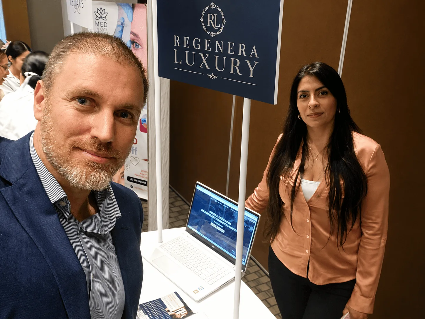 Regenera Luxury stand at the Medical Tourism Conference, Cancún 2024