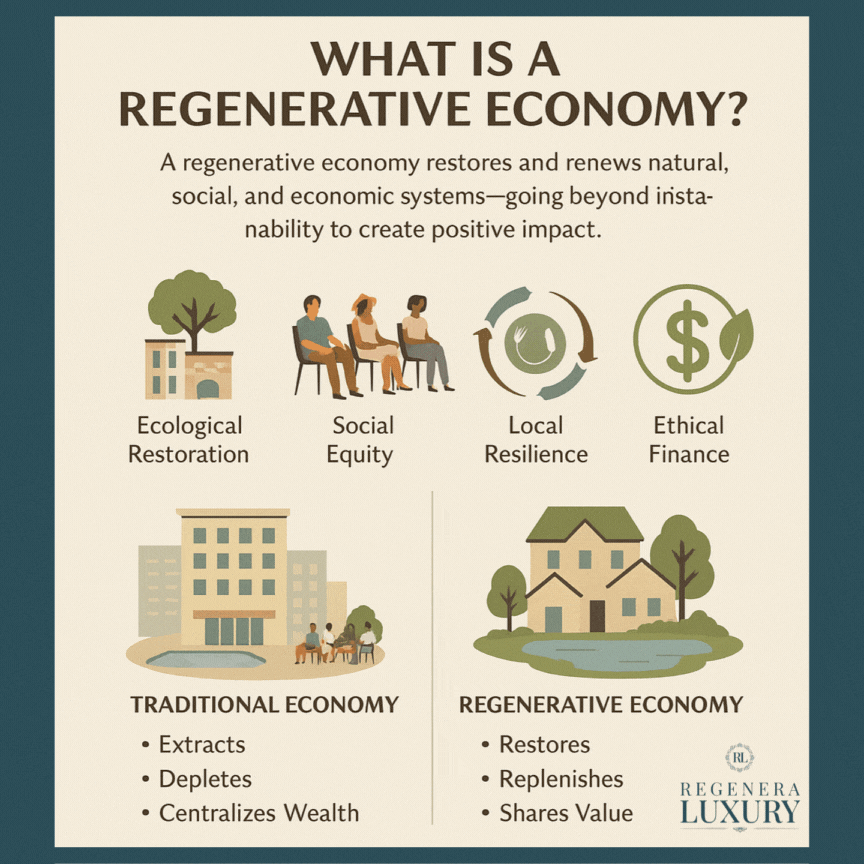 La economía regenerativa explicada fácil (y por qué deberías ser parte)