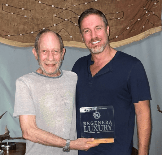 A Regenera Luxury award recipient