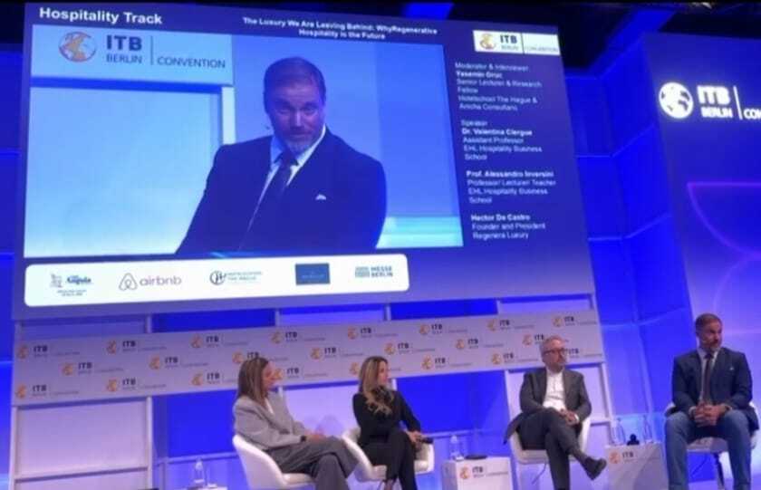 Héctor De Castro on the ITB Berlin Hospitality Track panel