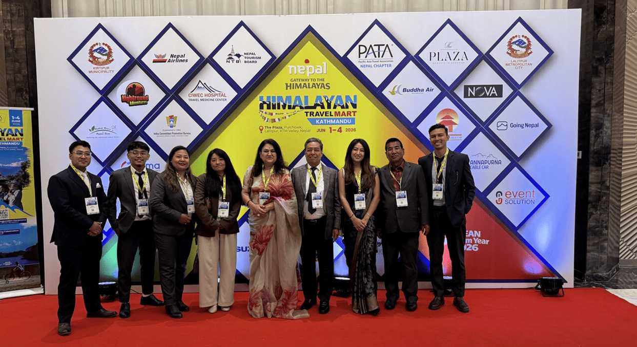 The Prakriti Resort & Organic Farm and Nepal delegation at PATA Himalayan Travel Mart 2026, Kathmandu